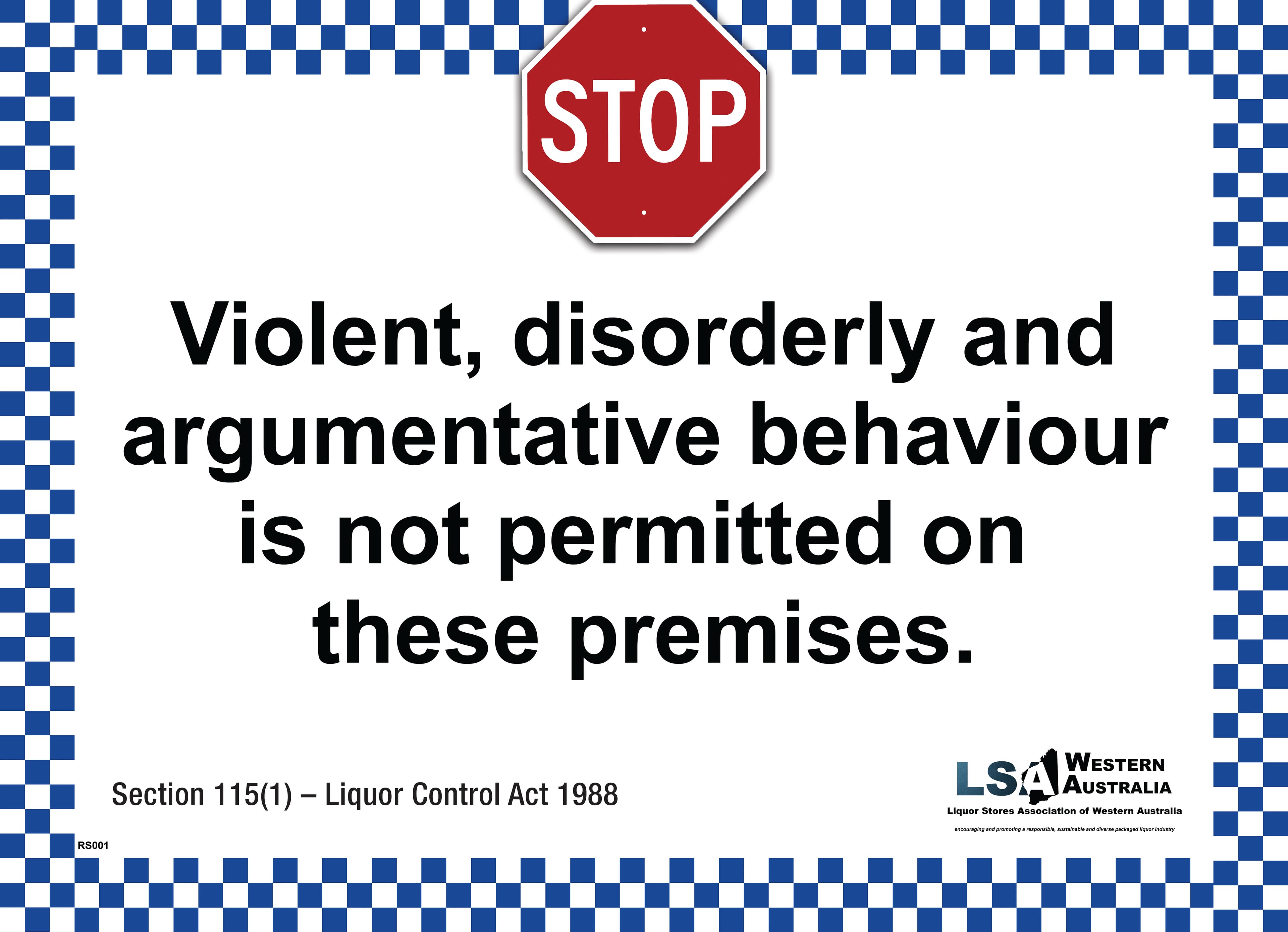 Violent & Disorderly Behaviour